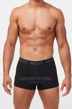 NEXT Hipsters Grey/Black Luxury Cotton Boxers Pack Of Four