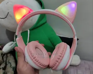 Wireless Cat Ear LED Luminous Bluetooth Foldable Earphone
