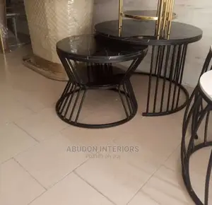 Black Adjustable Table