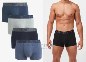 NEXT Hipsters Blues Luxury Men Cotton Boxers Pack of Four