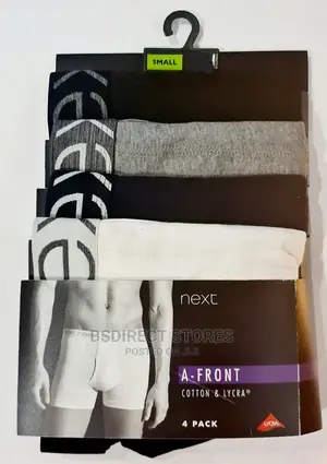 NEXT a-Front Multi Luxury Men Cotton Boxers Pack of Four