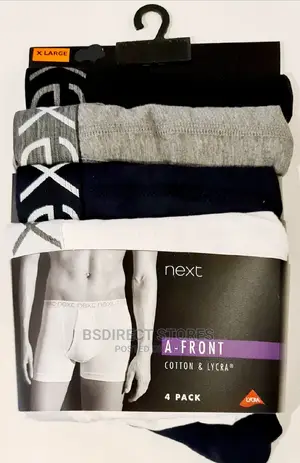 NEXT a-Front Multi Luxury Men Cotton Boxers Pack of Four