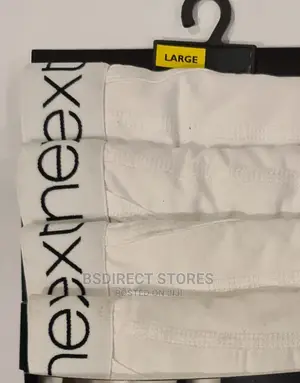 NEXT Hipsters White Luxury Men Cotton Boxers Pack of Four