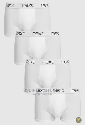 NEXT White a-Front Luxury Men Cotton Boxers Pack of Four