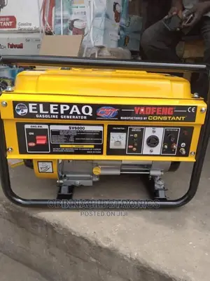 Brand New ELEPAQ 3.5KVA Generator/100% Full Copper/Manual/