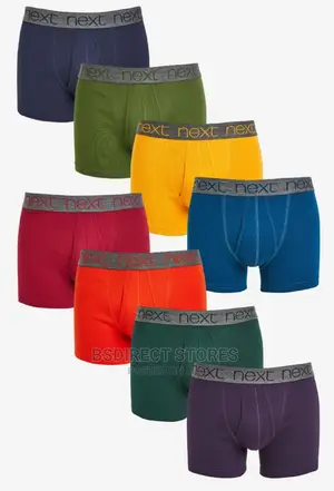 Next a-Front Rich Colours 100% Pure Cotton Men Boxers