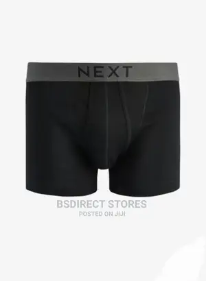 Next Black a-Front Luxury 100% Pure Cotton Men Boxers