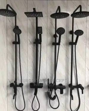 Black England Shower Set