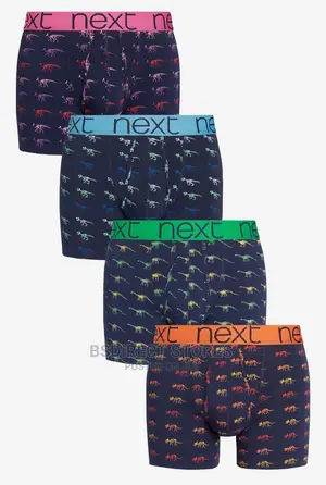 NEXT A-front Dinosaur Luxury Men Cotton Boxers Pack Of Four