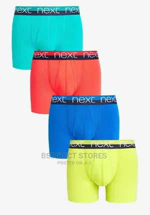 NEXT Bright Colour A-front Luxury Men Cotton Boxer Pack Of 4