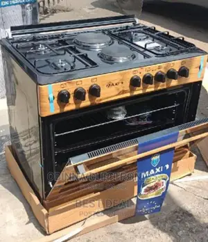 Brand New MAXI(60-90)4gas+2electric(WOODEN)OVEN GRILL)