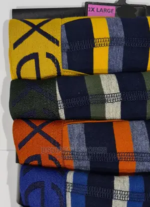 NEXT a-Front Large Stripe Luxury Men Cotton Boxers Pack of 4