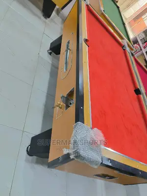 New HDF Coin Snooker Table Pure Red
