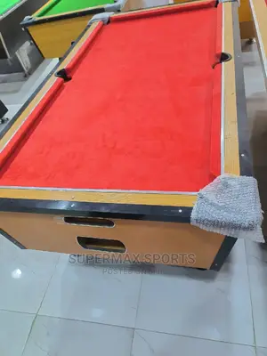 New HDF Coin Snooker Table Pure Red