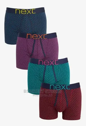 NEXT Hipsters Tonal Spot Luxury Cotton Men Boxers Pack of 4