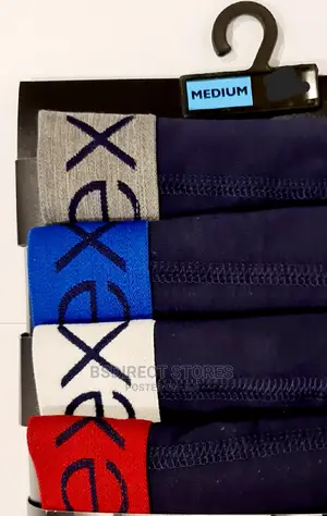 NEXT Hipsters Navy Colour Waistband Luxury Boxers Pack of 4