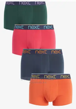 NEXT Hipsters Bright Colour Luxury Cotton Boxers Pack of 4