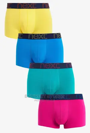 NEXT Hipsters Bright Neon Waistband Luxury Boxers Pack of 4