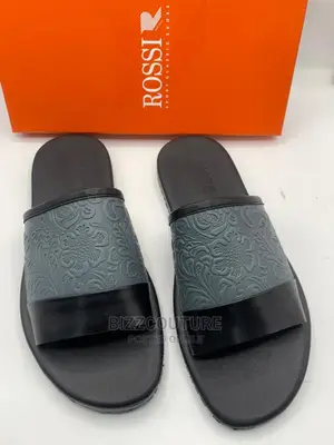 Original Italian ROSSI Leather Slippers Available in Store