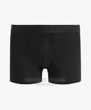 NEXT Signature a-Front Black Luxury Fabric Bamboo Rich Boxer