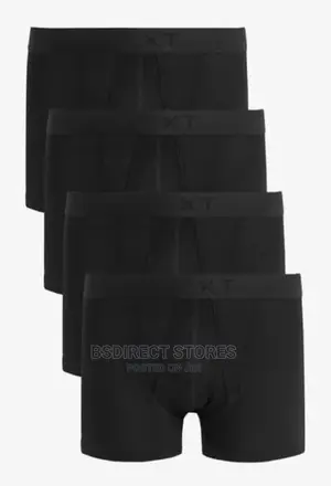 NEXT Signature a-Front Black Luxury Fabric Bamboo Rich Boxer