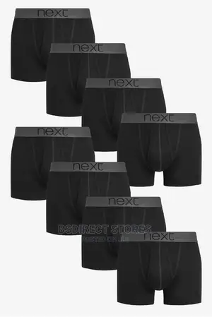 Next a-Front Black Luxury 100% Pure Cotton Men Boxers
