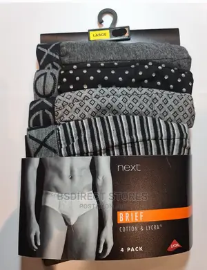 NEXT Hipsters Briefs Grey Pattern Luxury Boxers Pack of 4