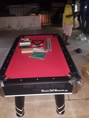 6ft Snooker Board With Accessories and Free Stick Foreign