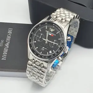 Original Emporio Armani Silver Steel Strap Available Instore