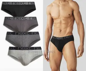 NEXT Grey Mix Hipsters Briefs Luxury Men Boxers Pack Of Four