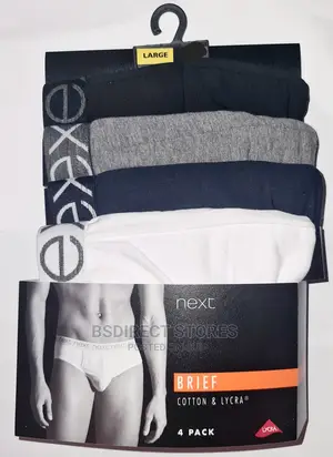 NEXT Core Mixed Hipsters Briefs Luxury Boxers Pack of Four