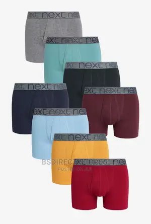 NEXT Multi a-Front Luxury Men Cotton Boxers Pack of Eight.