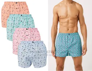 NEXT Beach Print Woven Luxury 100% Pure Cotton Men Boxers