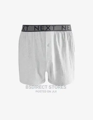 NEXT Grey Mix Loose Fit Luxury 100% Pure Cotton Boxers