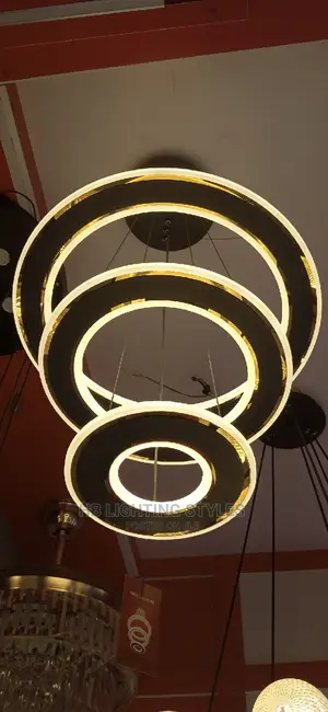 Modern 3 in 1 Nordic Ring LED Dropping Chandelier Light.