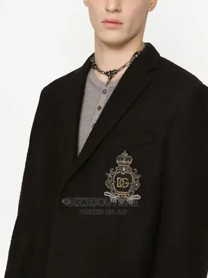 Original DOLCE GABBANA Logo Crest Blazer Available Instore