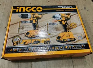Lithium-Ion Cordless Drill and Impact Driver 2 PCS Combo Kit