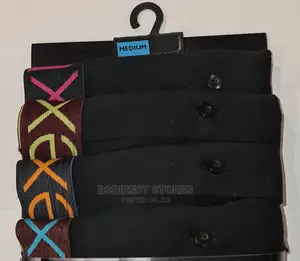 NEXT Neon Waistband Loose Fit Luxury 100% Pure Cotton Boxers
