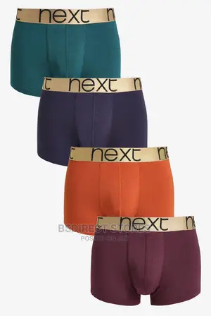 NEXT Rich Colour Hipsters Luxury Men Cotton Boxers Pack of 4
