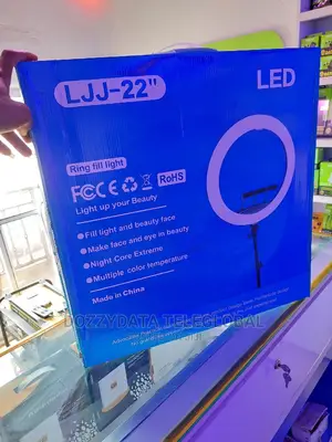 22" Ring Light, With 75" Tripod/Touch Screen/Wireless Remote