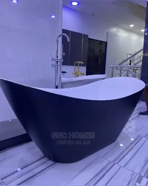 Black And White Acrylic Bathtub