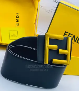 Original FENDI Female Leather Belts Available in Store