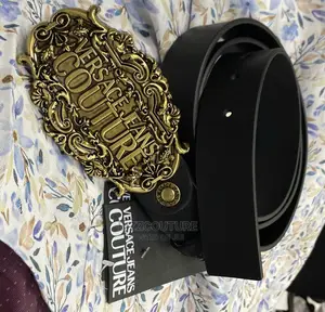 Original VERSACE JEANS Leather Belts Available in Store