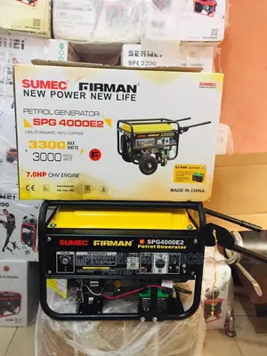 Brand New Sumec Firman(Spg4000e2)3.5kva Generator/Pure Coper