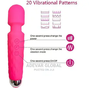 Rechargeable Magic Wand Vibrator Sex Toy for Women