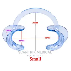 Dental Cheek Retractor Large Clear Set C Adult Extra Teeth