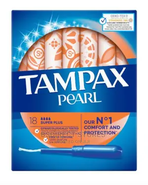 Tampax Pearl Super Plus Tampons Smoothtouch Applicator 18X