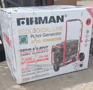 Brand New SUMEC FIRMAN(ECO10990E2)7KVA/KEY STARTER/Copper/