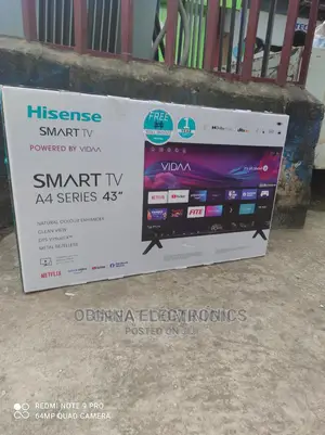 Brand New HISENSE 43" A4 Series//Smart Tv/Full UHD/Netflix
