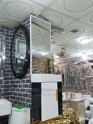 Portable Cabinet Basin With Mirror